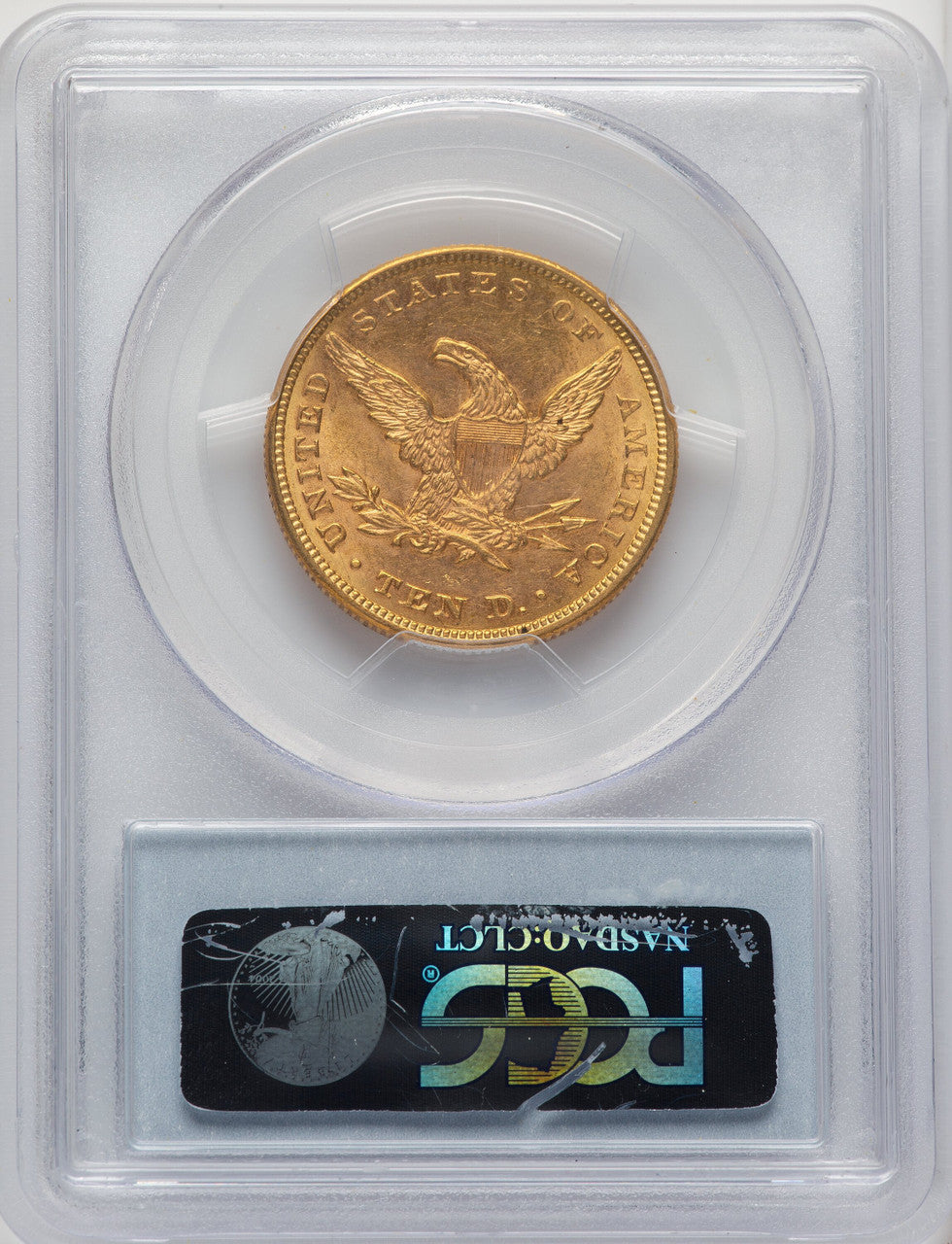 1861 $10 Liberty Eagle PCGS MS62