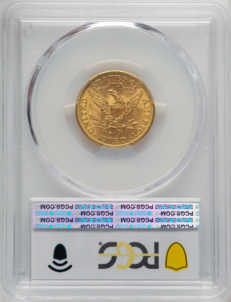1893-S $5 Liberty Half Eagle PCGS MS63