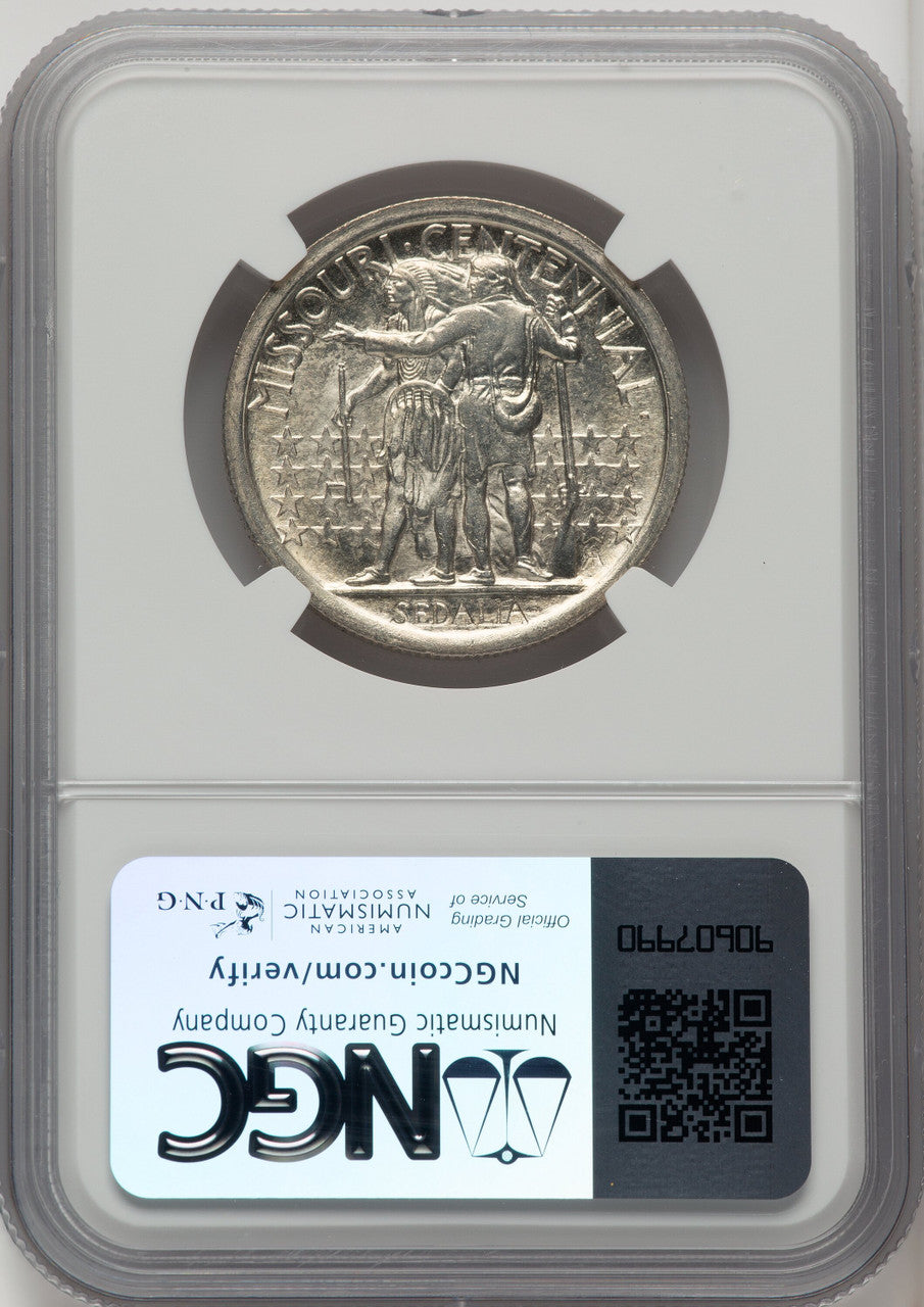 1921 50C Missouri 2x4 Commemorative Silver NGC MS65 (771662014)