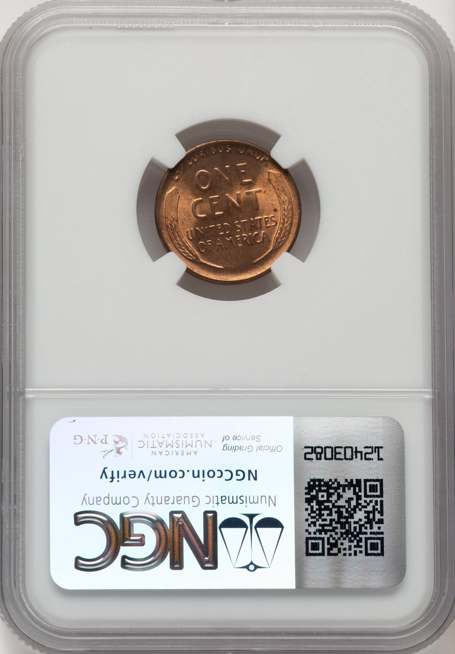 1922-D 1C RD Lincoln Cent NGC MS64