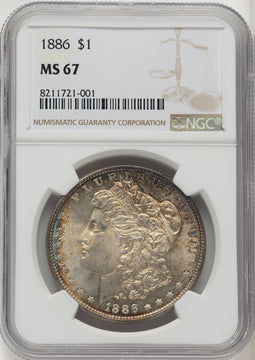 1886 Morgan Dollar NGC MS67 (772872015)