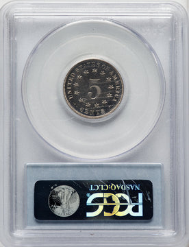 1883 5C SHIELD CAC Proof Shield Nickel PCGS PR66