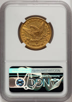 1853-O $10 Liberty Eagle NGC AU58