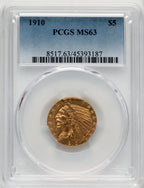 1910 $5 Indian Half Eagle PCGS MS63 (177204450)