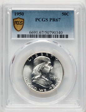 1950 50C Proof Franklin Half Dollar PCGS PR67 (771290025)