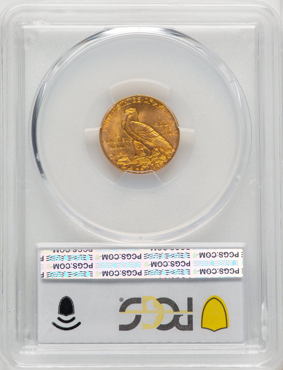 1908 $2.50 Indian Quarter Eagle PCGS MS65 (772304022)