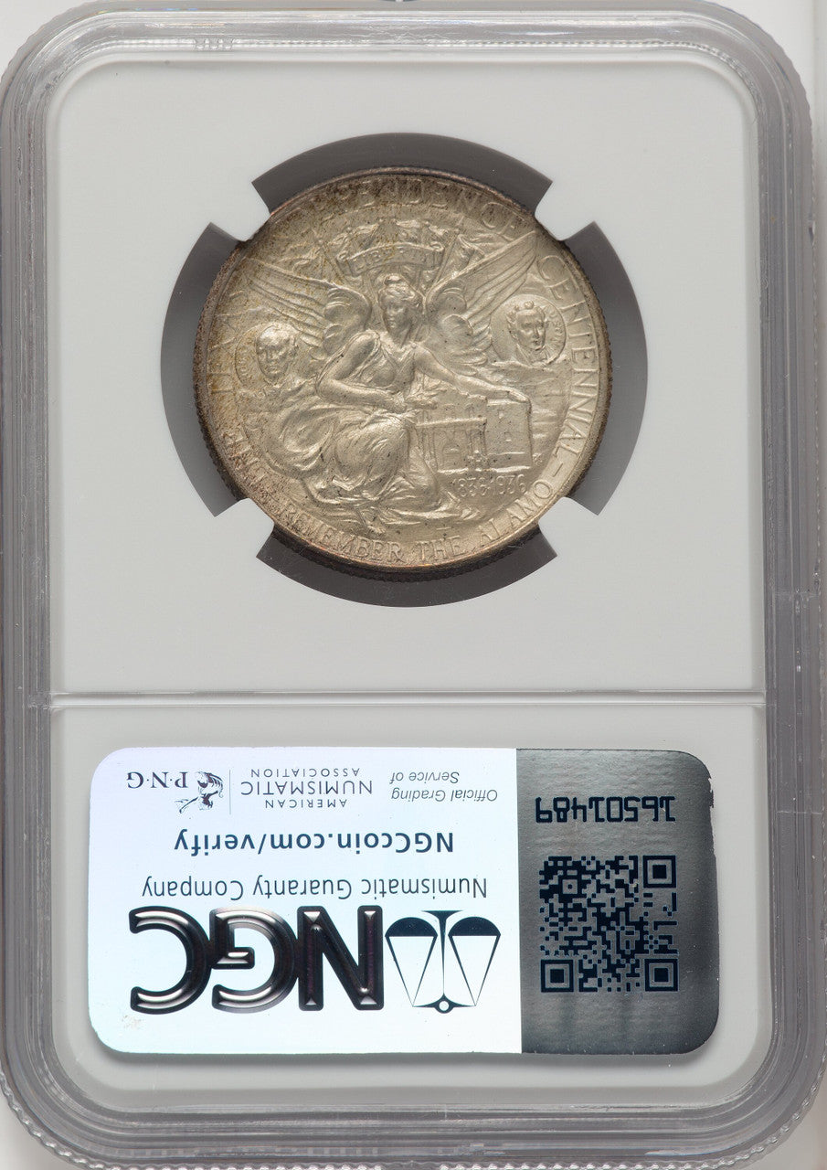 1934 50C Texas Commemorative Silver NGC MS68