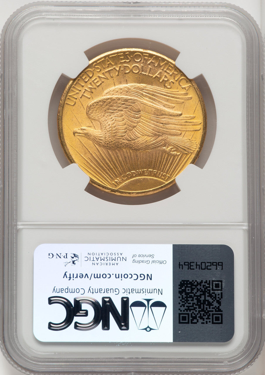 1924 $20 Saint Saint-Gaudens Double Eagle NGC MS66+ (771918011)
