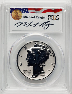2019-W Palladium Eagle 1 oz REV Reagan Legacy Series Michael Reagan PCGS PR70