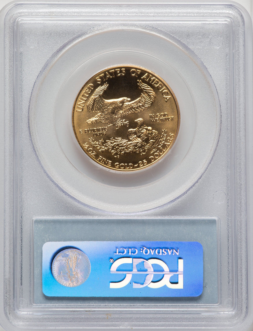 1986 $25 Half-Ounce Gold Eagle PCGS MS70