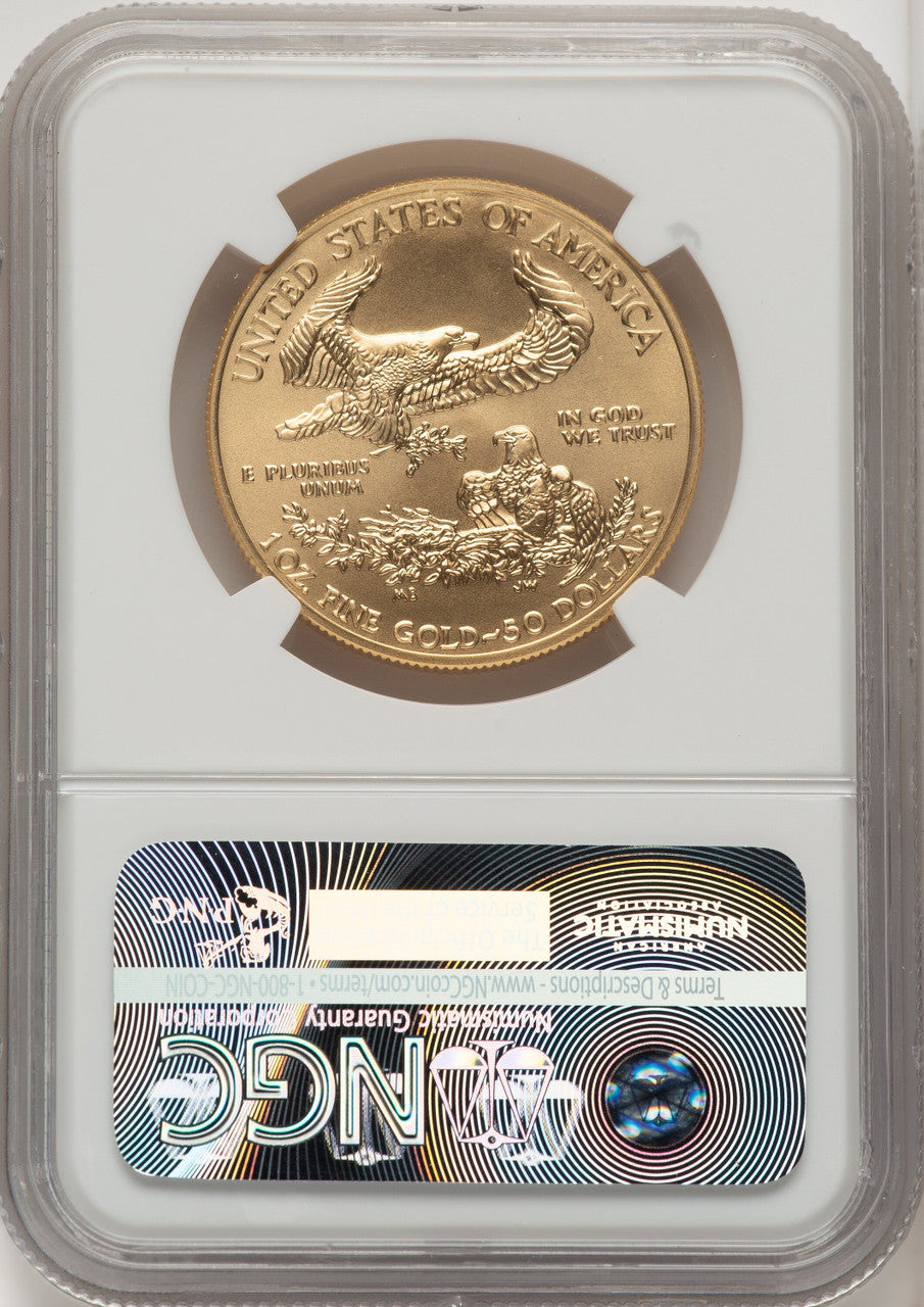 2013-W $50 One-Ounce Gold Eagle First Strike NGC MS70 (506895082)