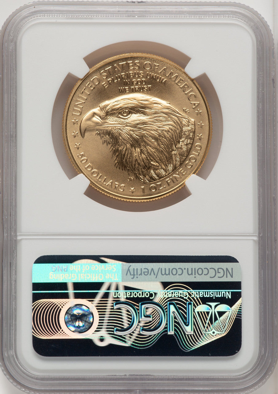 2021-W One-Ounce Gold Eagle Type Two Burnished NGC MS70 (506895103)