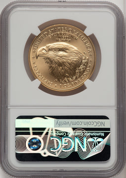 2023-W One-Ounce Gold Eagle Burnished First Strike NGC MS70 Jennie Norris