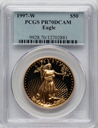 1997-W $50 One-Ounce Gold Eagle PCGS PR70 (506708019)