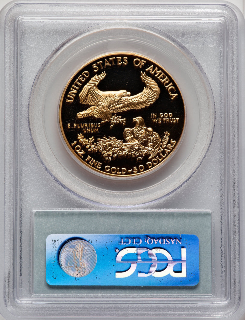 1997-W $50 One-Ounce Gold Eagle PCGS PR70 (506708019) | LCR Coin