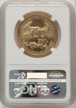 2011-W $50 One-Ounce Gold Eagle 25th Anniversary NGC MS70 (506895104)