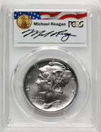 2017 Palladium Eagle 1 oz FS Reagan Legacy Series Michael Reagan PCGS MS70