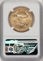 2019-W $50 One-Ounce Gold Eagle Burnished NGC MS70 Mercanti