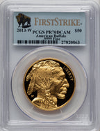 2013-W One-Ounce Gold Buffalo First Strike PCGS PR70 (506708002)