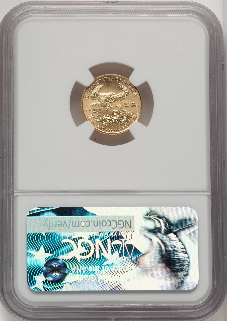 2017 $5 Tenth-Ounce Gold Eagle NGC MS70