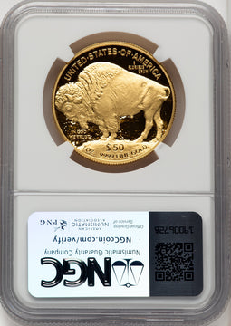 2019-W $50 One-Ounce American Buffalo .9999 Fine Gold NGC PF70 (519850044)