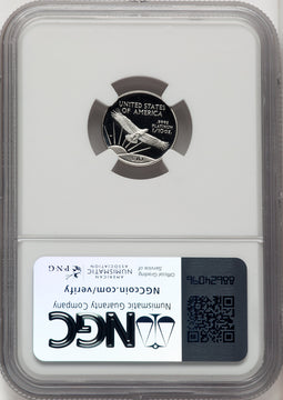 1997-W $10 Tenth-Ounce Platinum Brown Label NGC PF70 (767908007)