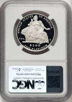 2004-W P$100 One-Ounce American Platinum Eagle Statue of Liberty Brown Label NGC PF70 (519548154)