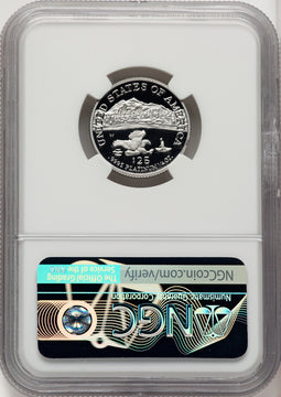 2002-W $25 Quarter-Ounce Platinum Eagle Statue of Liberty Don Everhart NGC PF70