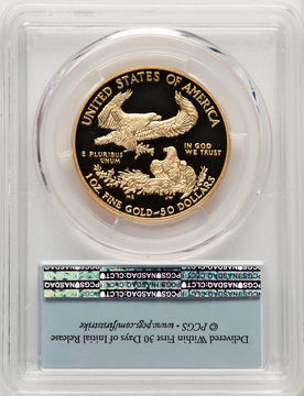 2016-W 1 oz Gold Eagle First Strike FS Flag PCGS PR70