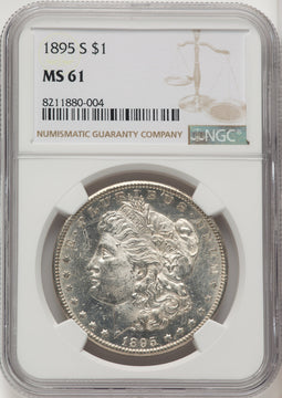 1895-S Morgan Dollar NGC MS61