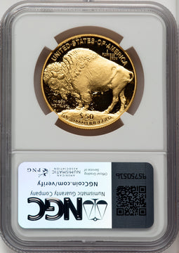 2007-W G$50 One-Ounce Gold Buffalo .9999 Fine Gold NGC PF70 (772047059)