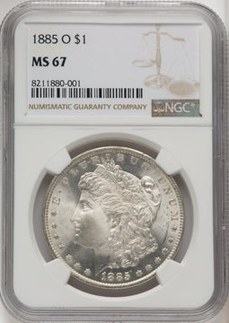1885-O Morgan Dollar NGC MS67 (772300021)