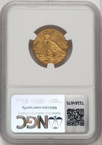 1911-S $5 Indian Half Eagle NGC MS62 (772501096)