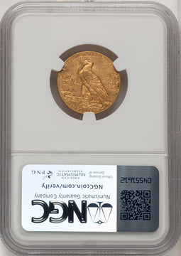 1908-D $5 Indian Half Eagle NGC MS63 (772297003)