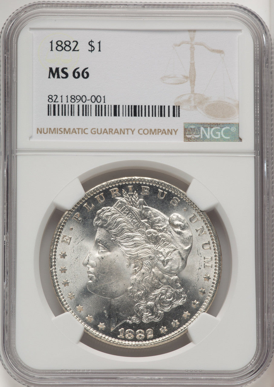 1882 Morgan Dollar NGC MS66 (772328007)