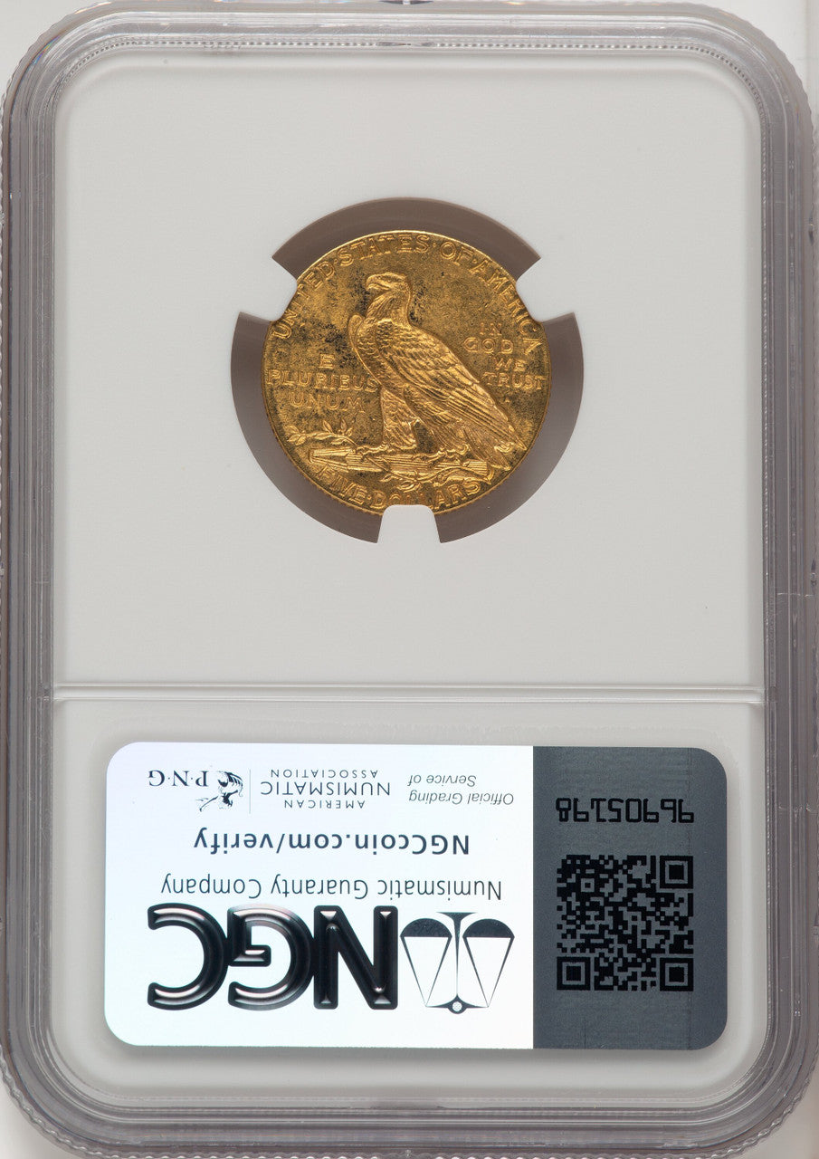 1915 $5 Indian Half Eagle NGC MS62 (772273005)