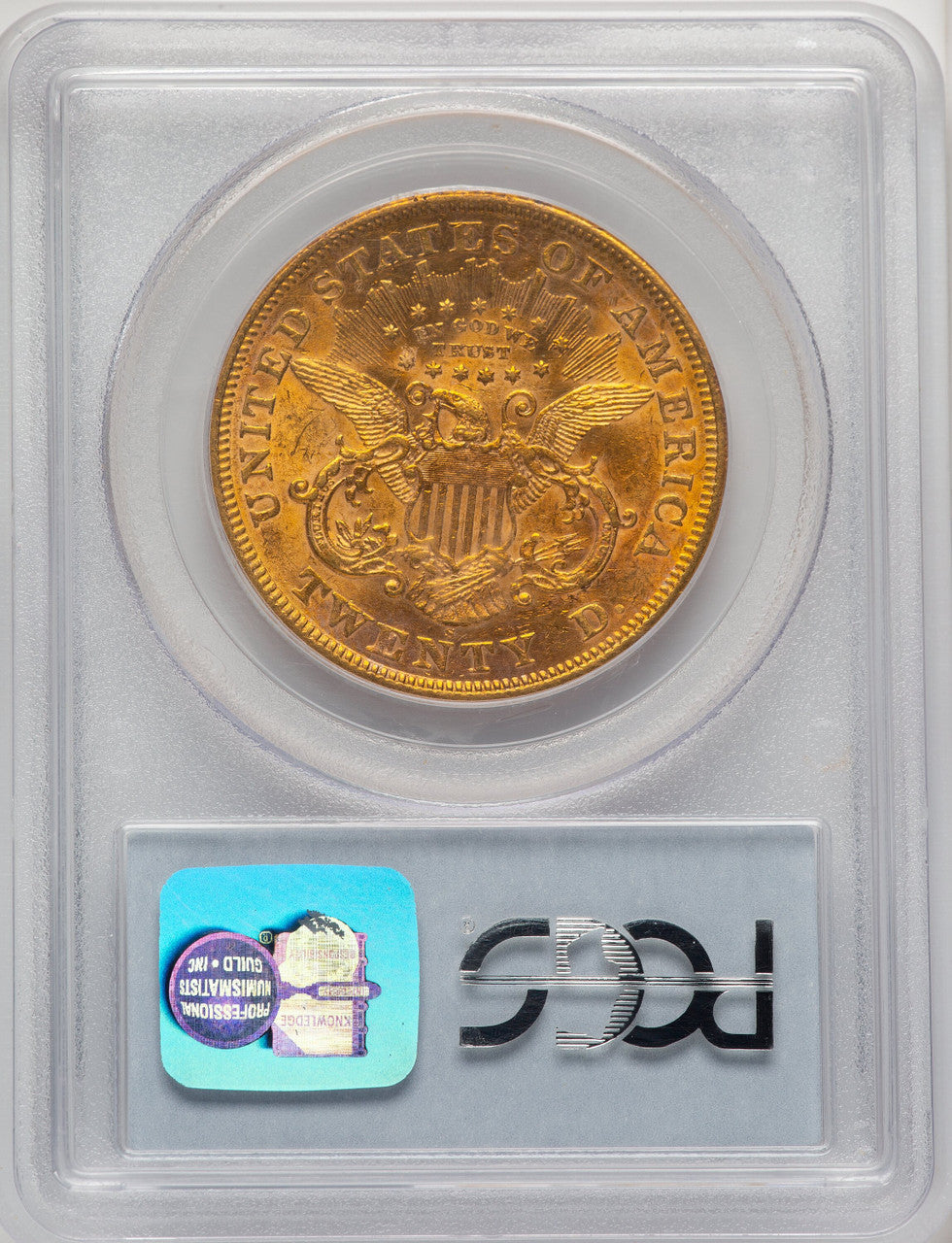 1869-S $20 Liberty Double Eagle PCGS MS61