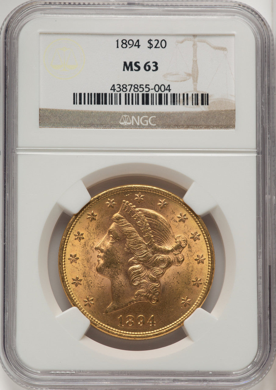 1894 $20 Liberty Double Eagle NGC MS63 (505886122)