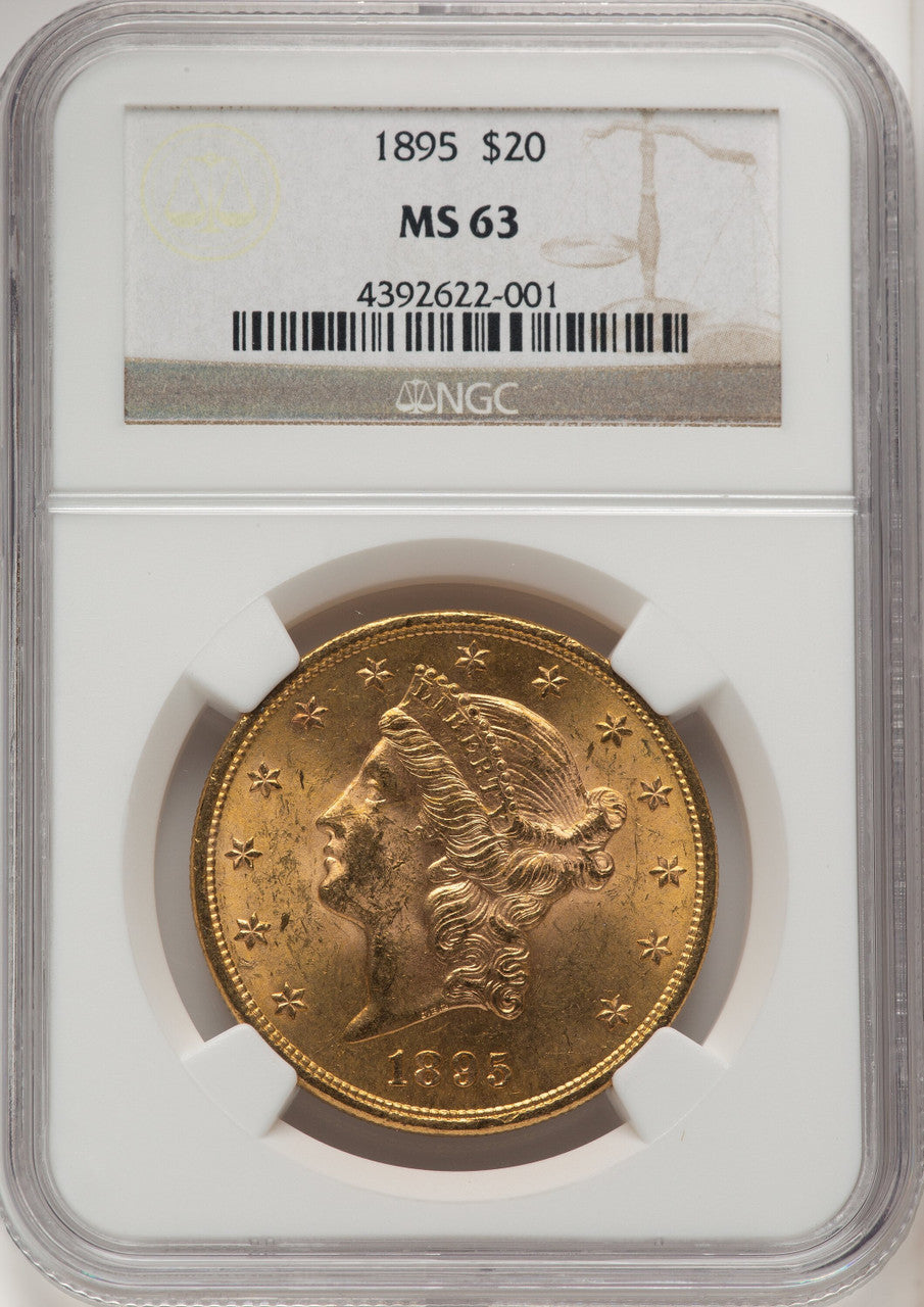 1895 $20 Liberty Double Eagle NGC MS63 (505886131)