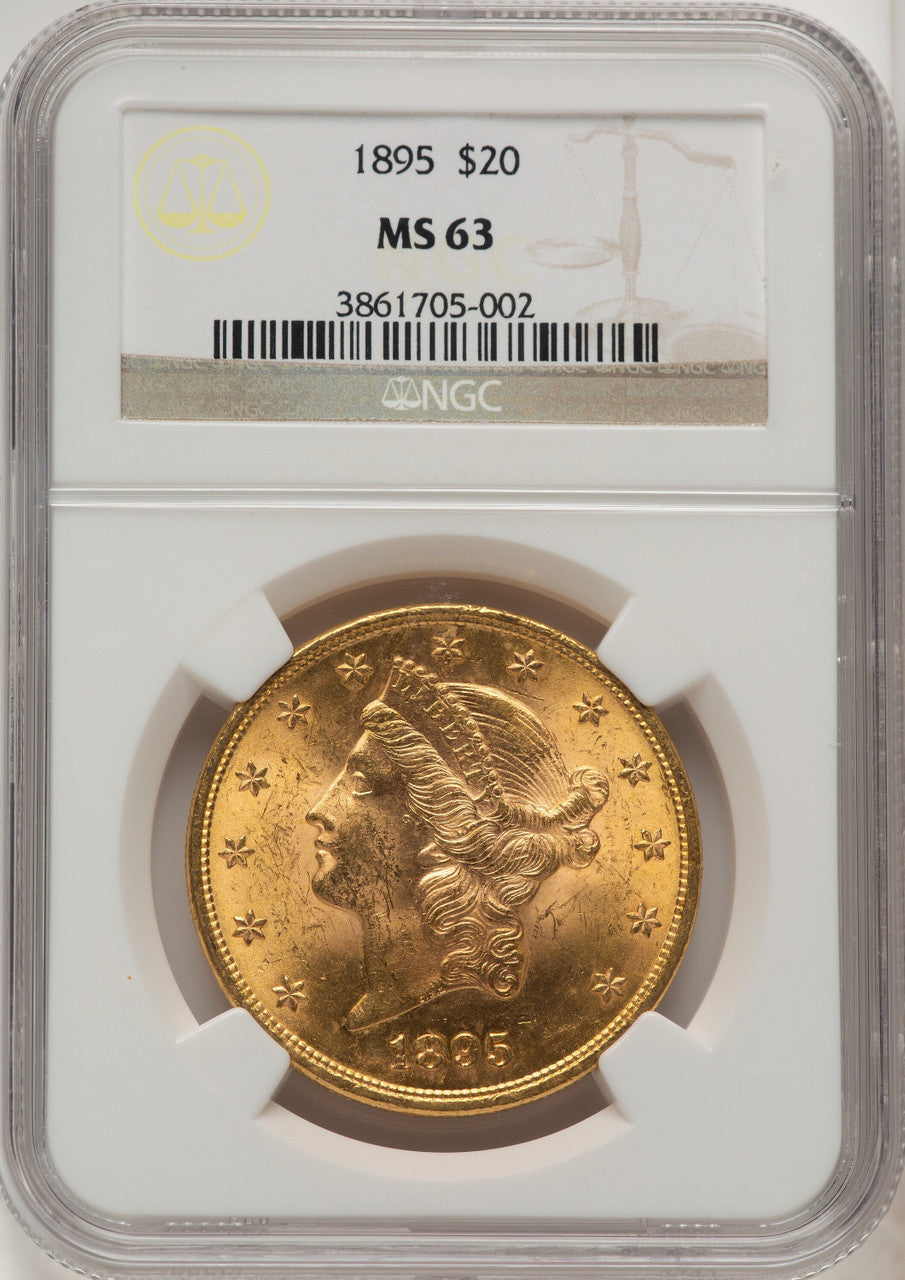 1895 $20 Liberty Double Eagle NGC MS63 (505886128)