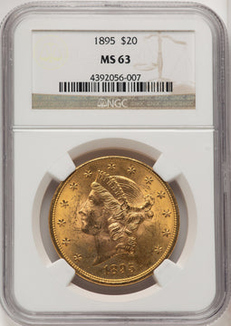 1895 $20 Liberty Double Eagle NGC MS63 (505886129)