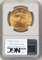1915-S $20 Saint-Gaudens Double Eagle NGC MS62 (572258047)