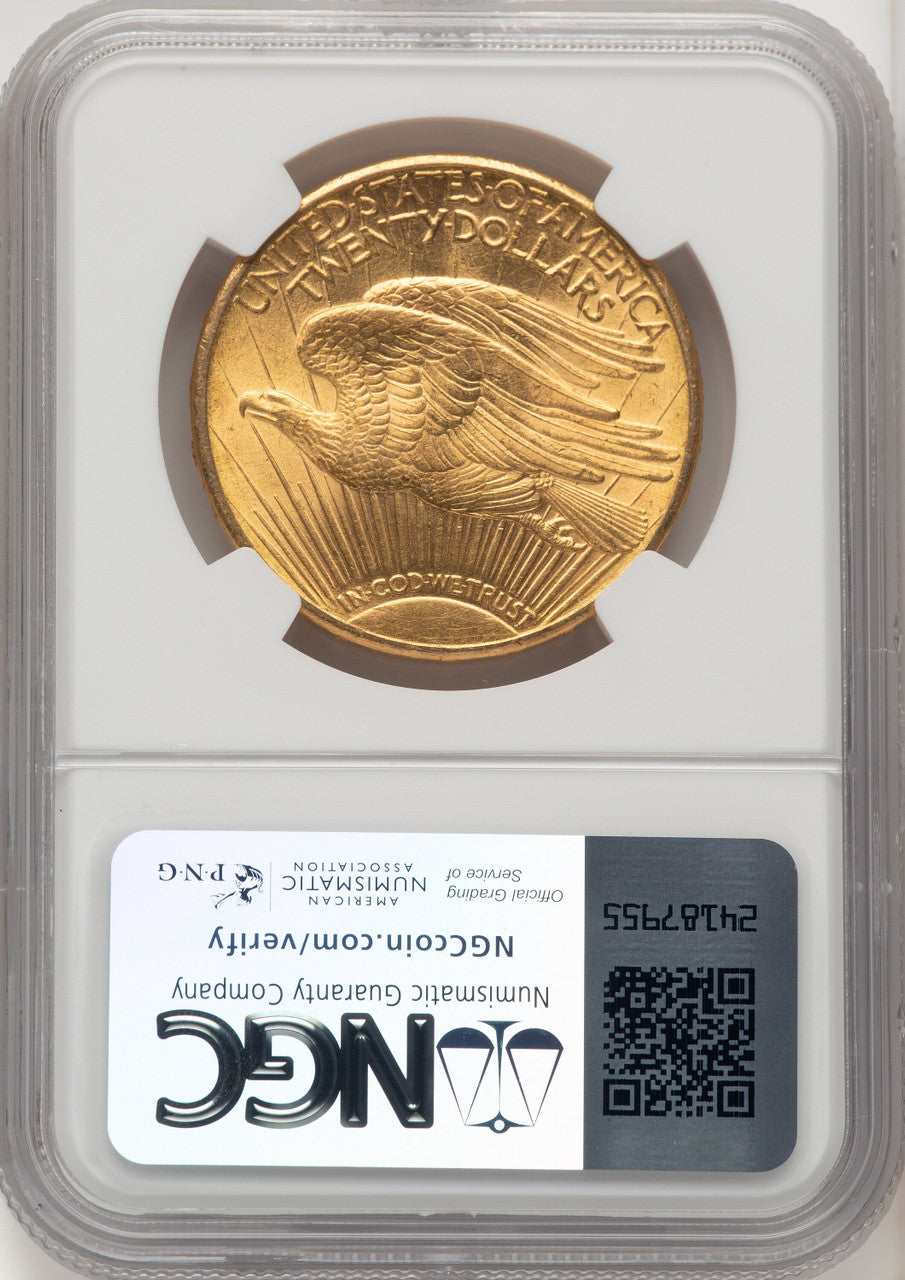 1915-S $20 Saint-Gaudens Double Eagle NGC MS62 (572258047)