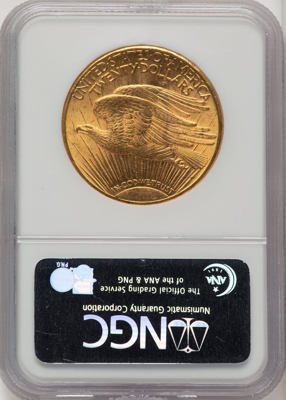 1911-S $20 Saint-Gaudens Double Eagle NGC MS63