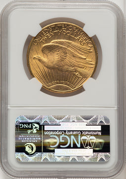 1911-S $20 Saint-Gaudens Double Eagle NGC MS64 (505886007)