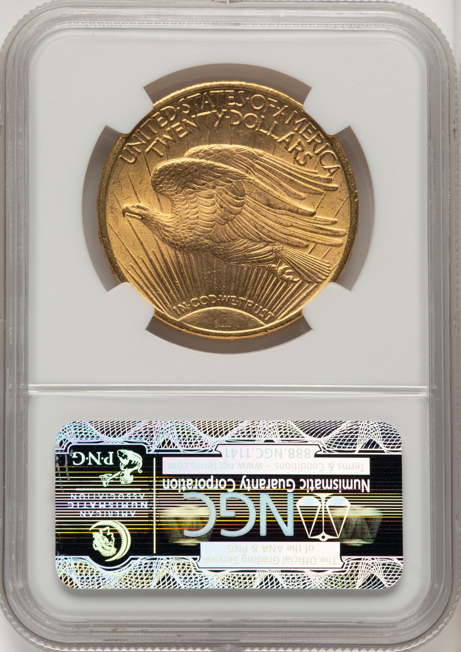 1911-S $20 Saint-Gaudens Double Eagle NGC MS64 (505886007)