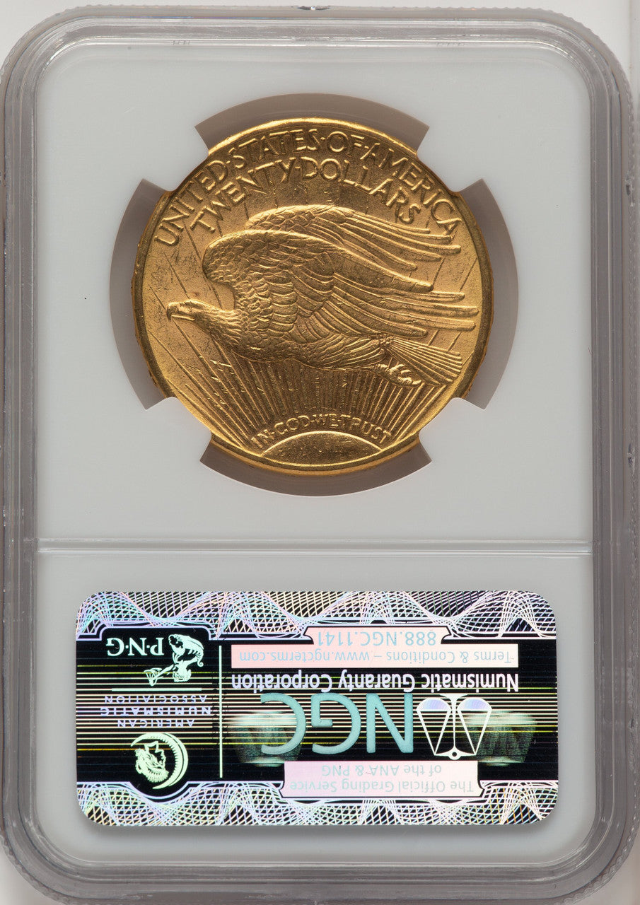 1914-D $20 Saint-Gaudens Double Eagle NGC MS63