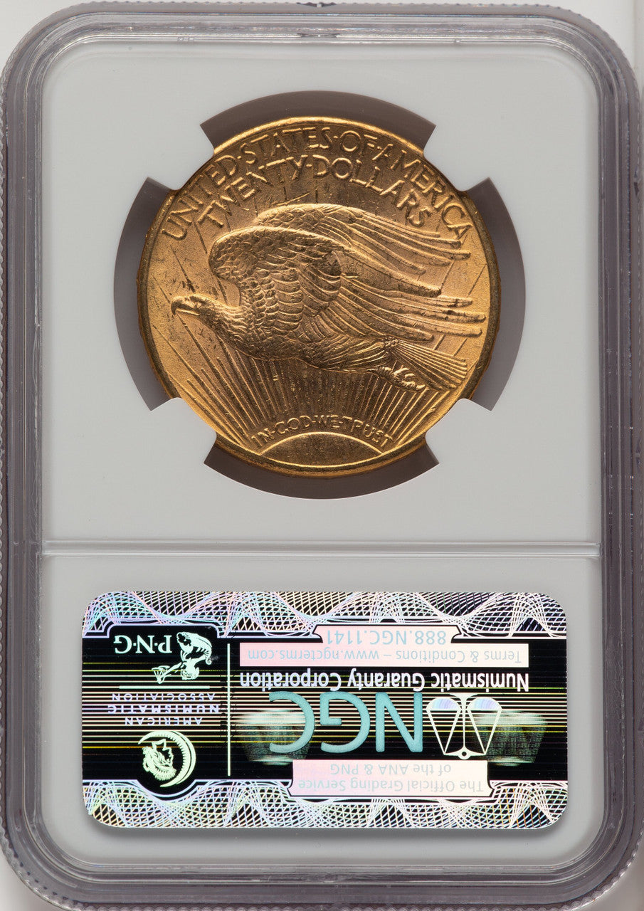 1914-D $20 Saint-Gaudens Double Eagle NGC MS64