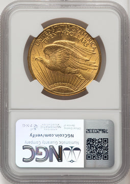 1914-S $20 Saint-Gaudens Double Eagle NGC MS62 (572258046)