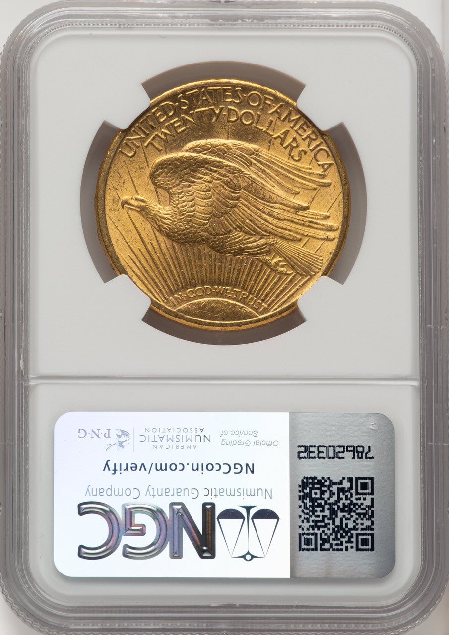 1914-S $20 Saint-Gaudens Double Eagle NGC MS62 (572258046)
